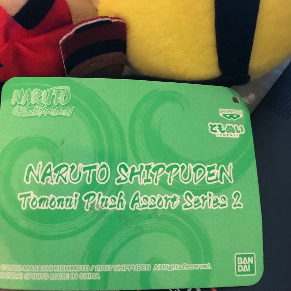 Naruto Shippuden Tomonui Plus Series 2 Anime Uzumaki 6 Plush Hanger Bandai NWT - Picture 3 of 3